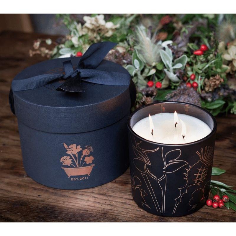 全新 英國 NOBLE ISLE暖爐三燭芯香氛蠟燭(新版) 640g | 交換禮物 聖誕節 葡萄柚 粉紅胡椒 蠟燭 質感-細節圖4