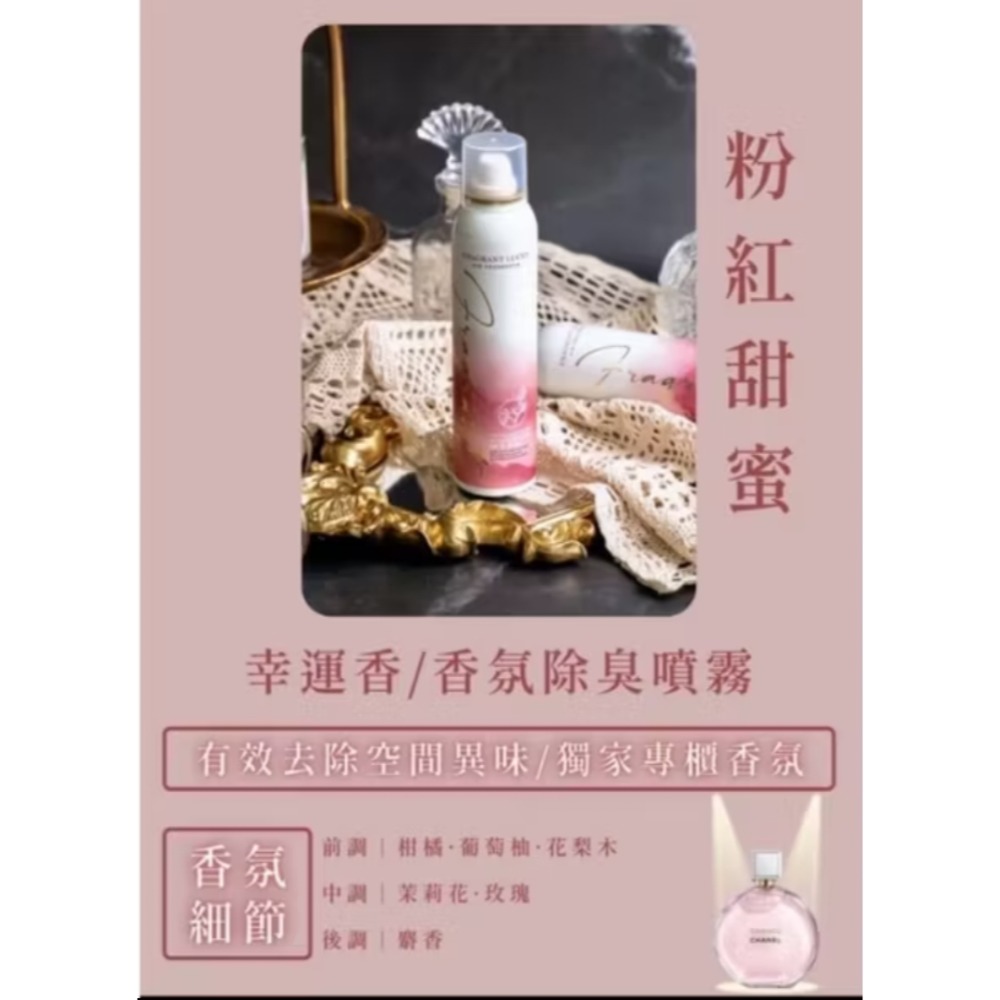 幸運香噴霧   室內 衣物噴霧  除臭噴霧 車用芳香  香水噴霧 擴香劑  芳香噴霧 去味噴霧  鞋子除臭 去味-規格圖3