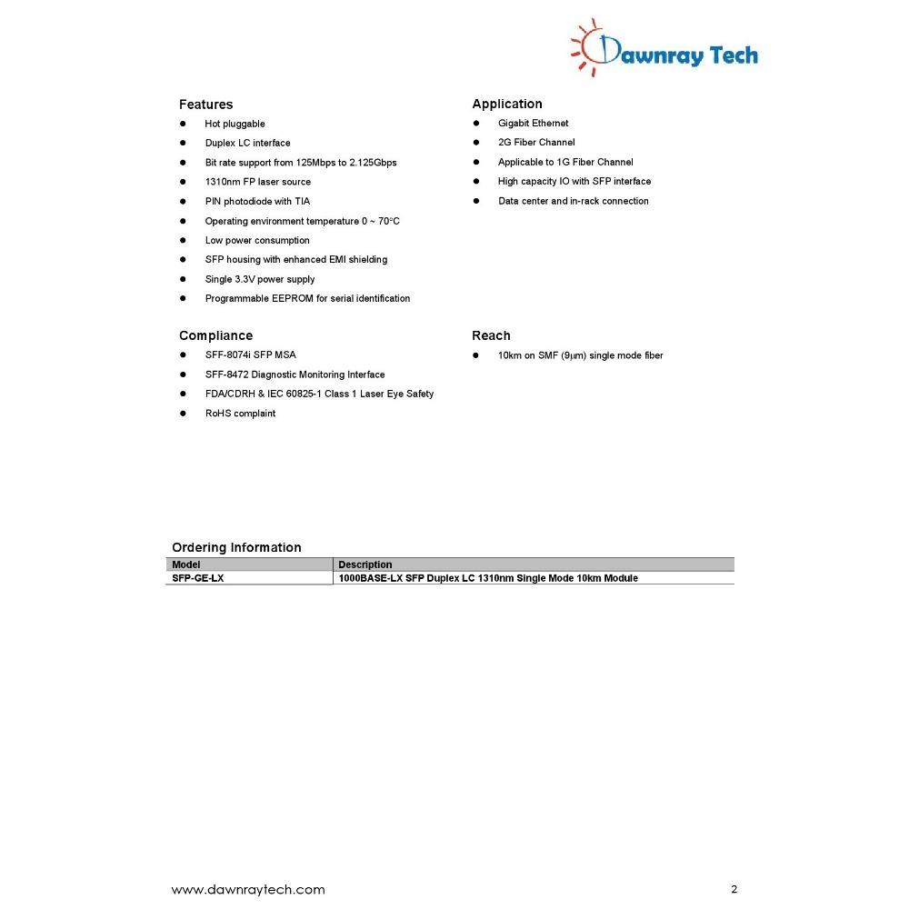 【曙曜】Cisco Meraki MA-SFP-1GB-LX10 相容 光纖模組 光纖收發模組 SFP模組 1G 熱插拔-細節圖5