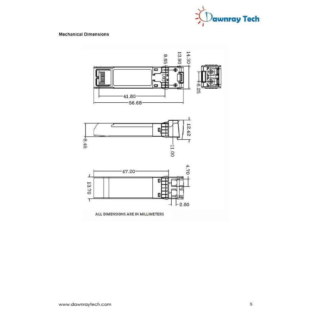 【曙曜】Quanta 廣達 SFP-10G-LR 相容 光纖模組 光纖收發模組 SFP模組 mini-GBIC 10G-細節圖8