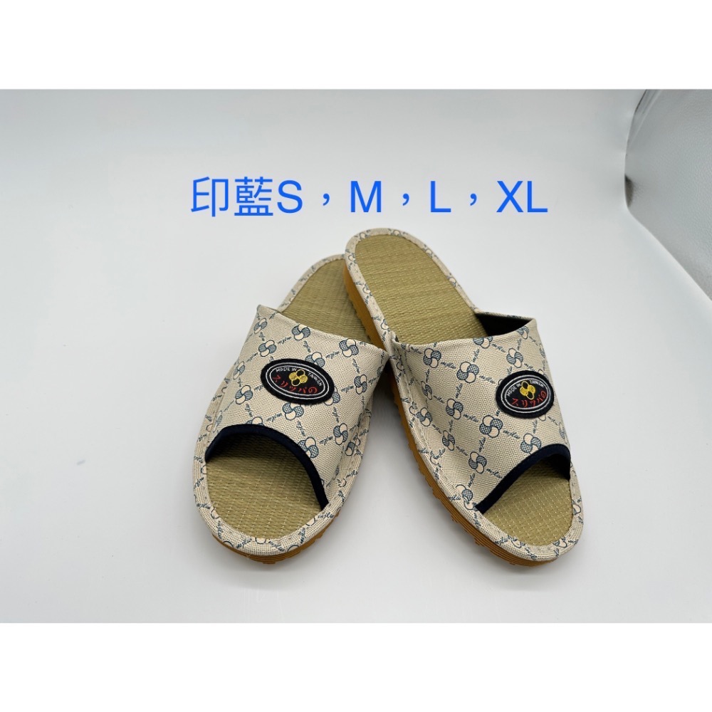 美佳利旺 草蓆 天然藺草 室內拖鞋 日式拖鞋 止滑（草蓆厚底）-細節圖4