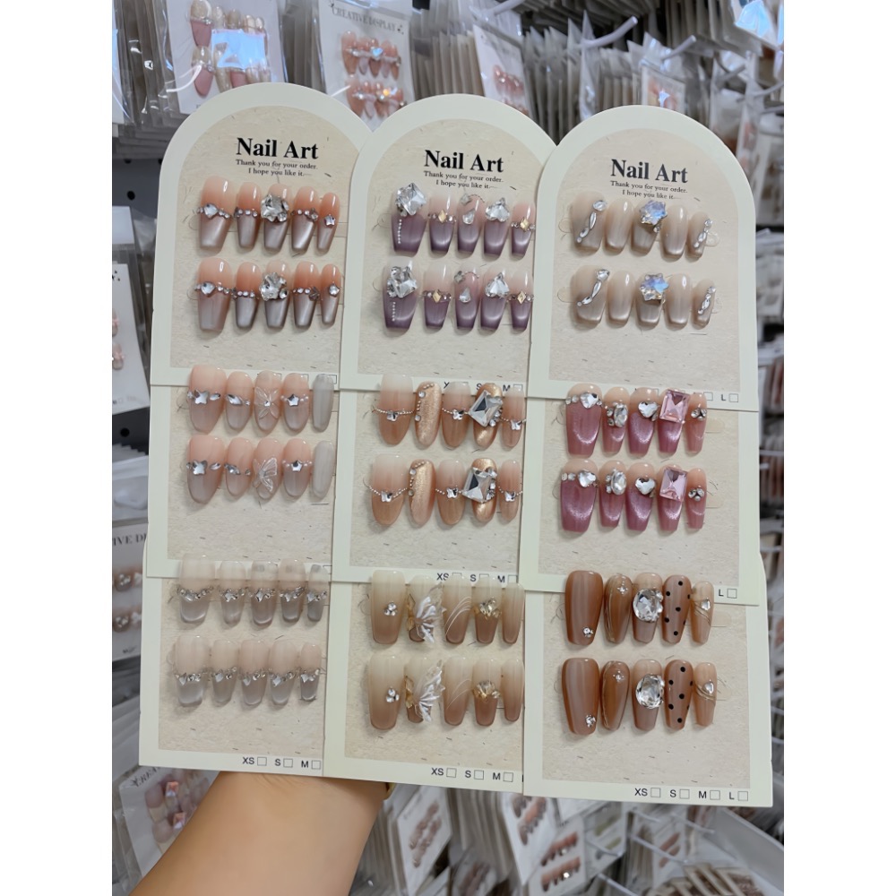 手工穿戴甲｜CP值爆表｜多款百搭爆啊款任選🔥｜甜甜價高質感｜平價高顏值｜來圖也能定制💕-細節圖5