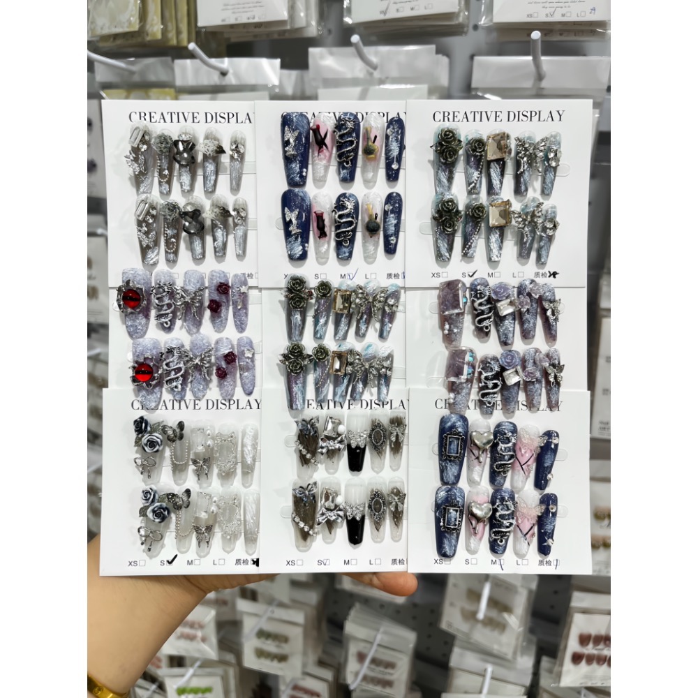 手工穿戴甲｜CP值爆表｜多款百搭爆啊款任選🔥｜甜甜價高質感｜平價高顏值｜來圖也能定制💕-細節圖8