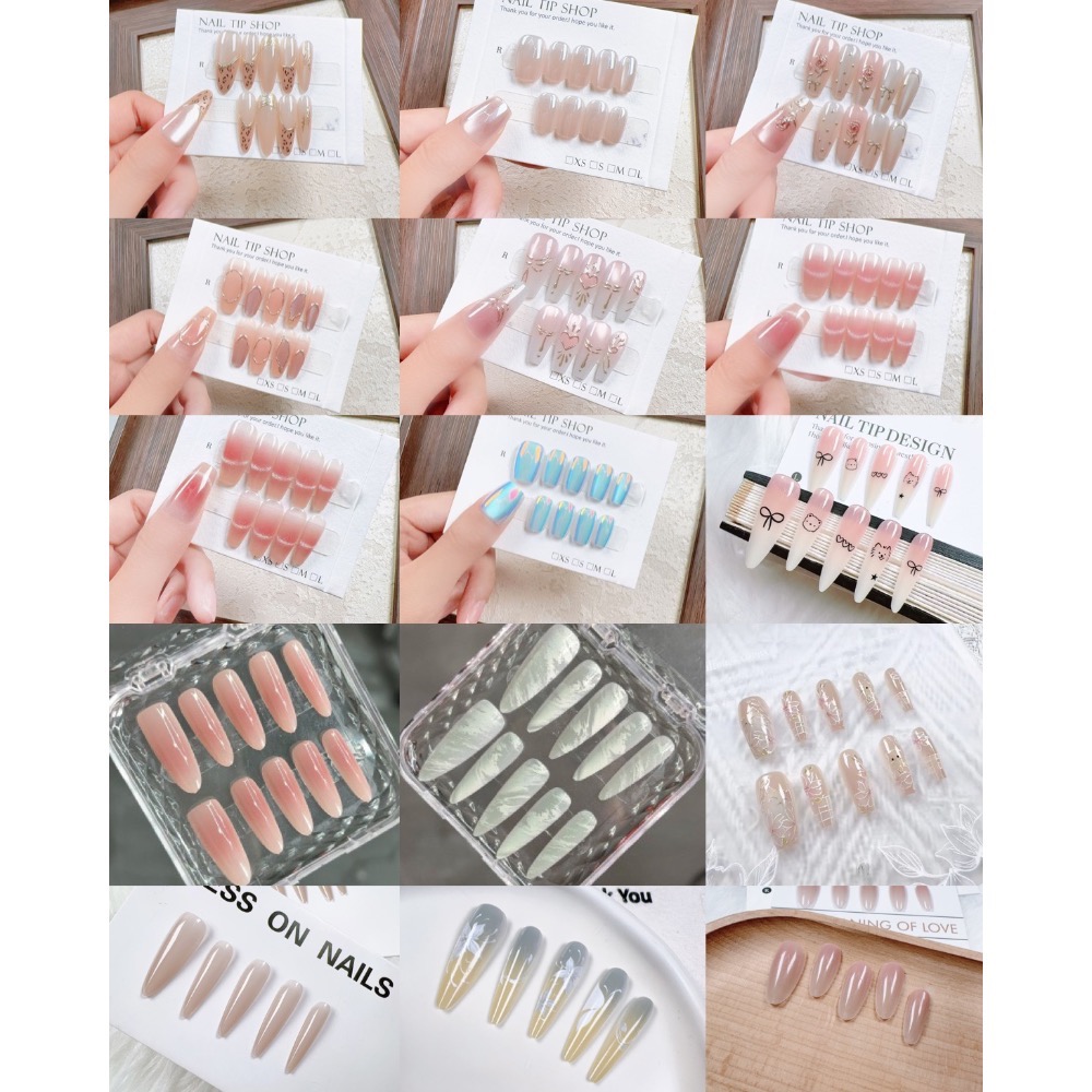 手工穿戴甲｜CP值爆表｜多款百搭爆啊款任選🔥｜甜甜價高質感｜平價高顏值｜來圖也能定制💕-細節圖9