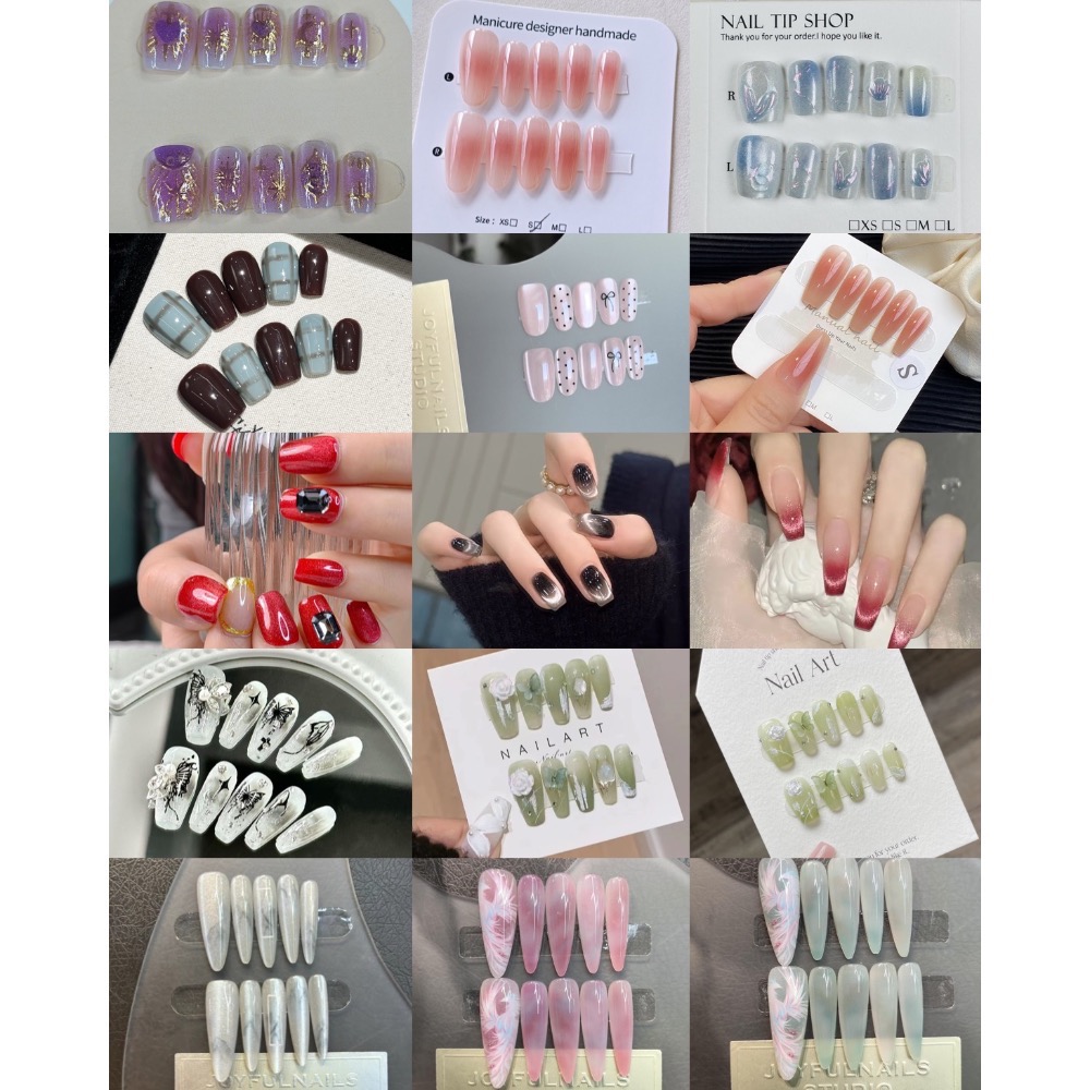 手工穿戴甲｜CP值爆表｜多款百搭爆啊款任選🔥｜甜甜價高質感｜平價高顏值｜來圖也能定制💕-細節圖11