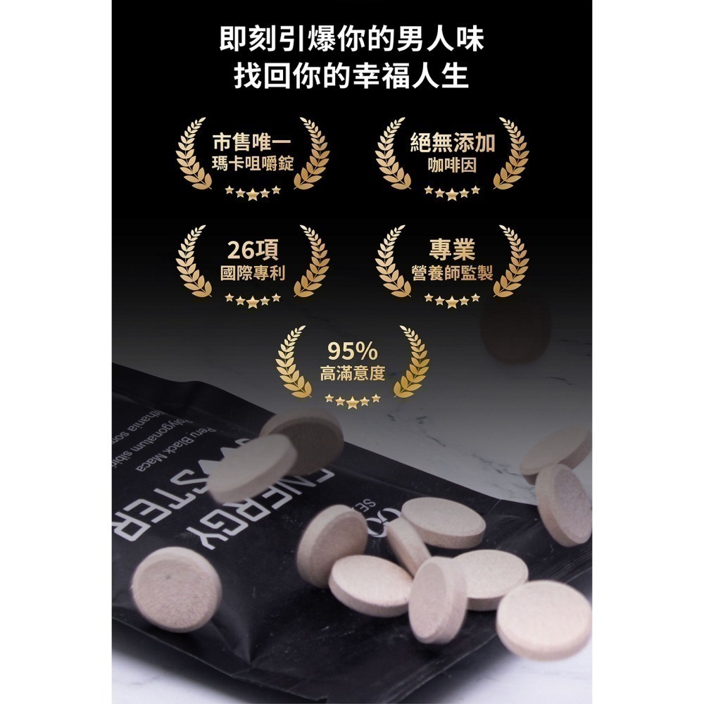 益G威猛錠（超濃縮6倍黑馬卡）葡萄糖口味 1G老濕親研正版 武倍對策1盒14入-細節圖7