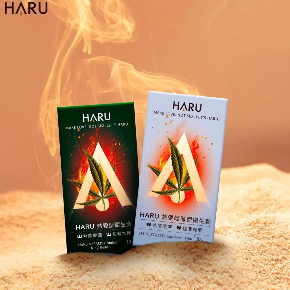 HARU｜大酥麻熱感輕薄(熱輕薄無套感)/大酥麻熱愛持久型(前端加厚更持久)4入/10入-細節圖6