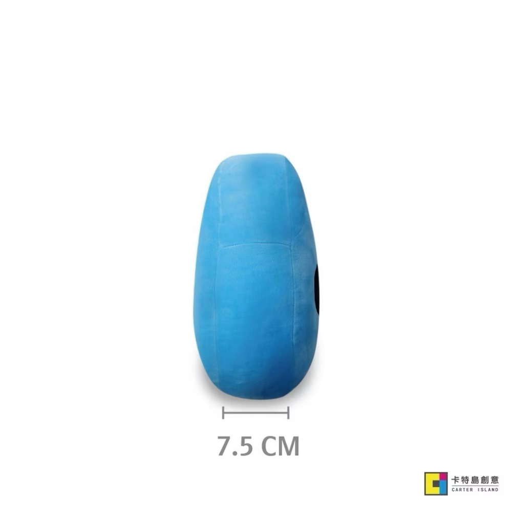 貓貓蟲咖波經典大臉造型羽絨抱枕/咖波抱枕/咖波大臉羽絨抱枕-細節圖2