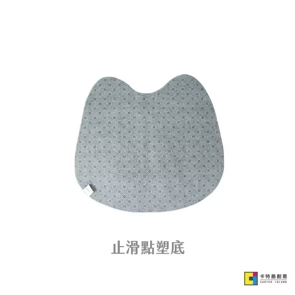 貓貓蟲咖波 經典大臉 造型吸水地墊/咖波大臉造型地墊/咖波絨毛地墊/咖波吸水地墊/咖波腳踏墊/咖波植絨地墊-細節圖2