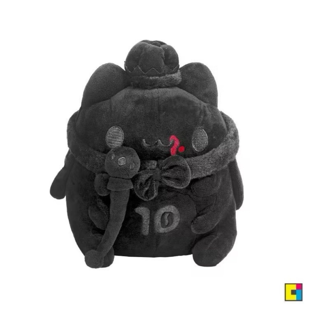 貓貓蟲咖波-貓蟲王咖波絨毛娃娃禮盒（黑）/黑色貓蟲王絨毛娃娃/咖波絨毛娃娃/咖波聖誕禮物-細節圖6