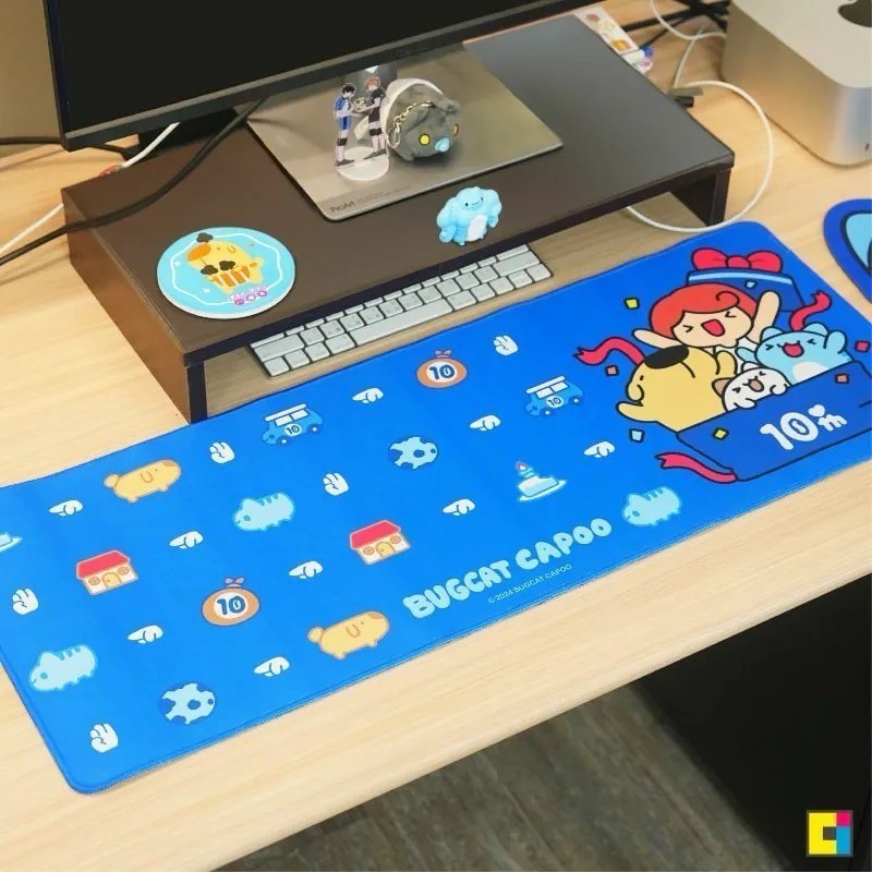 正版咖波滑鼠墊/貓貓蟲咖波滑鼠墊/咖波十週年滑鼠墊/咖波絕版滑鼠墊/咖波大滑鼠墊/咖波80公分滑鼠墊-細節圖3