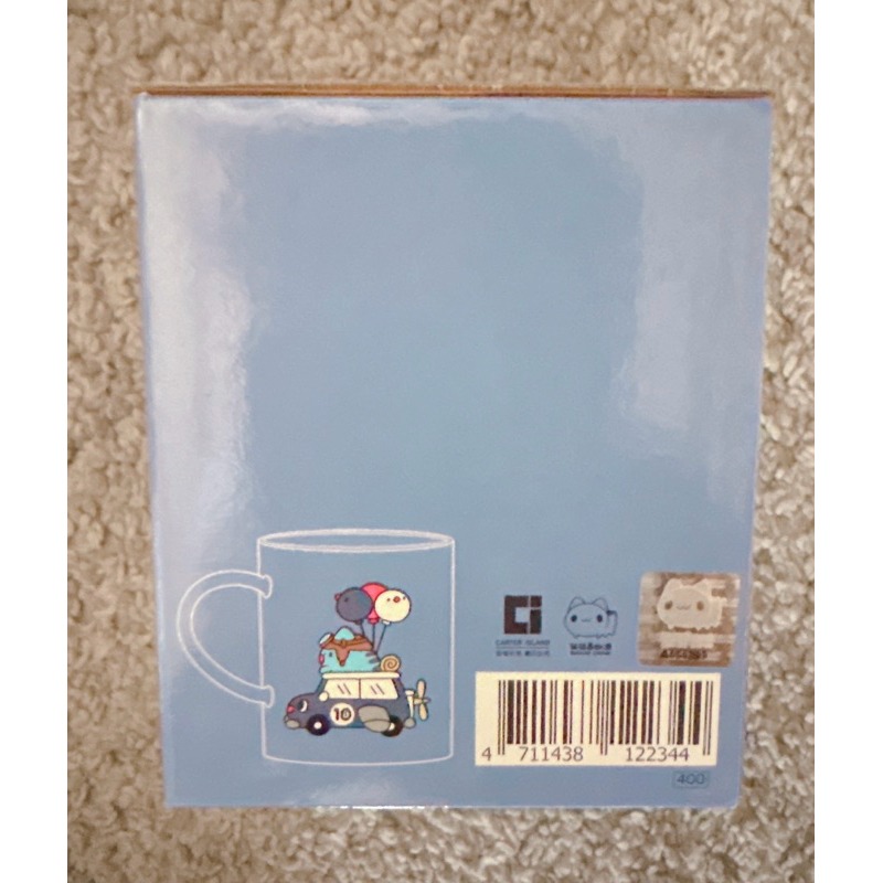 十周年咖波飛天車車玻璃馬克杯/咖波十週年馬克杯/咖波透明玻璃杯/咖波透明馬克杯/咖波杯子-細節圖4