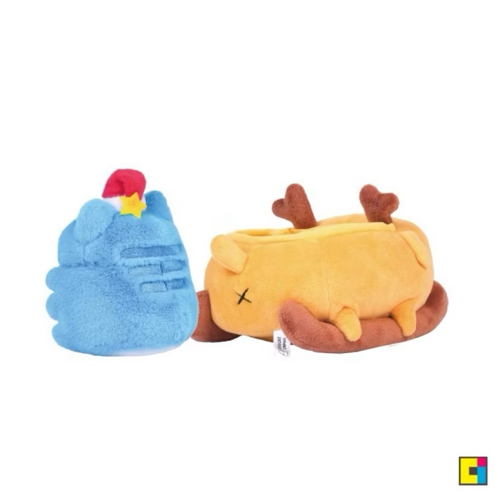 貓貓蟲咖波聖誕咖波&狗狗雪橇絨毛娃娃組合/咖波聖誕禮物/咖波狗狗雪橇絨毛娃娃組-細節圖4