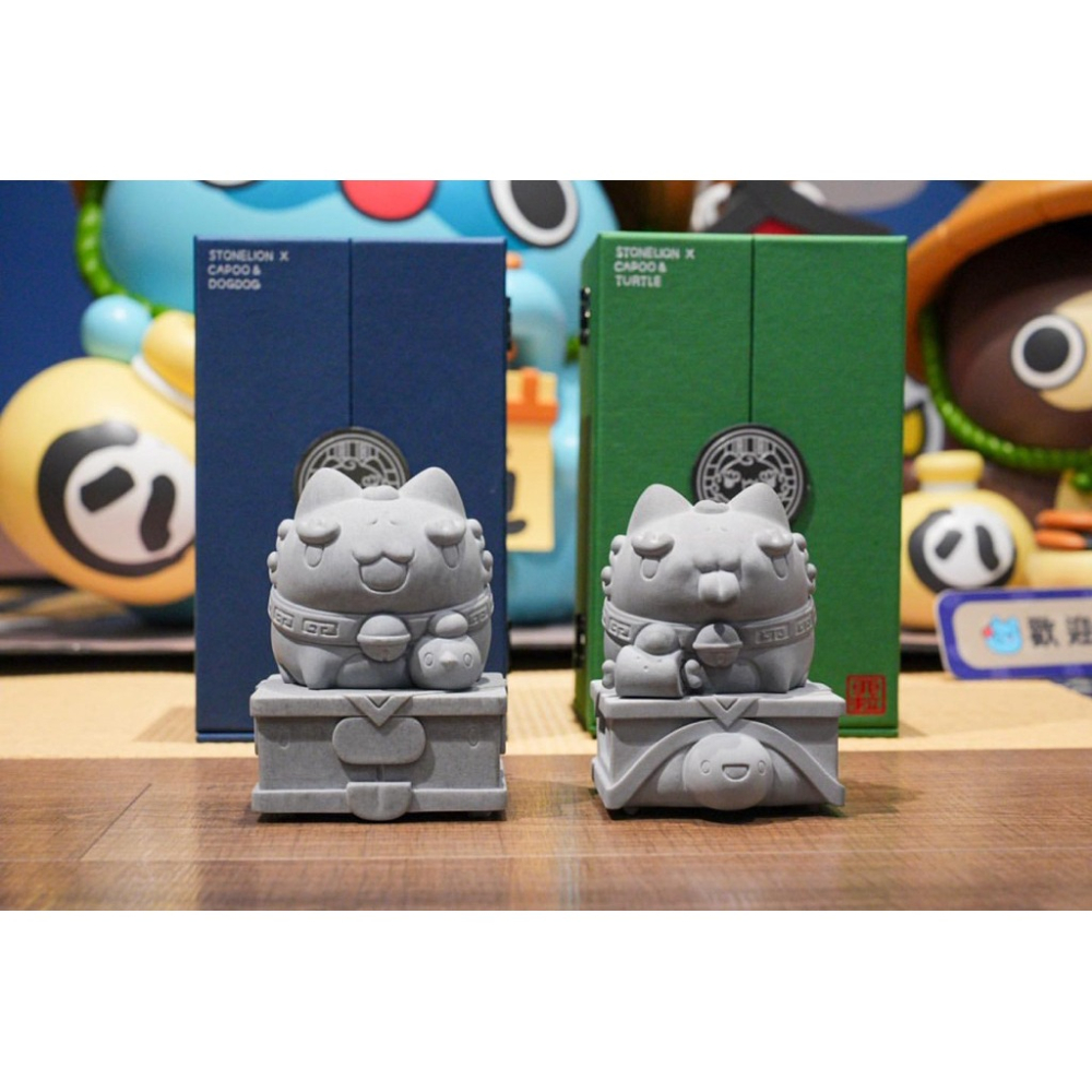 咖波石獅子烏龜坐騎/咖波石獅子咖波_烏龜坐騎版(灰)/石獅子咖波(灰)-細節圖2