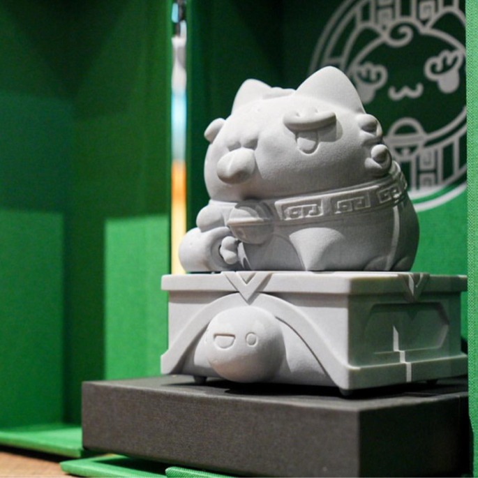 咖波石獅子烏龜坐騎/咖波石獅子咖波_烏龜坐騎版(灰)/石獅子咖波(灰)-細節圖5