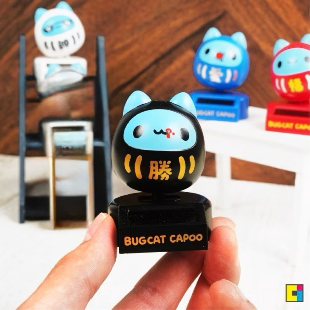 貓貓蟲 咖波達摩祝福太陽能搖搖公仔（四款）/咖波太陽能搖搖公仔（四款）/咖波達摩搖搖公仔-細節圖2