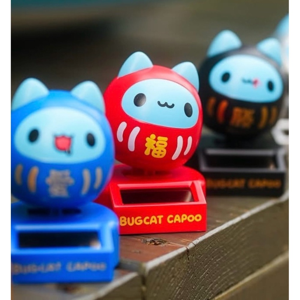 貓貓蟲 咖波達摩祝福太陽能搖搖公仔（四款）/咖波太陽能搖搖公仔（四款）/咖波達摩搖搖公仔-細節圖3