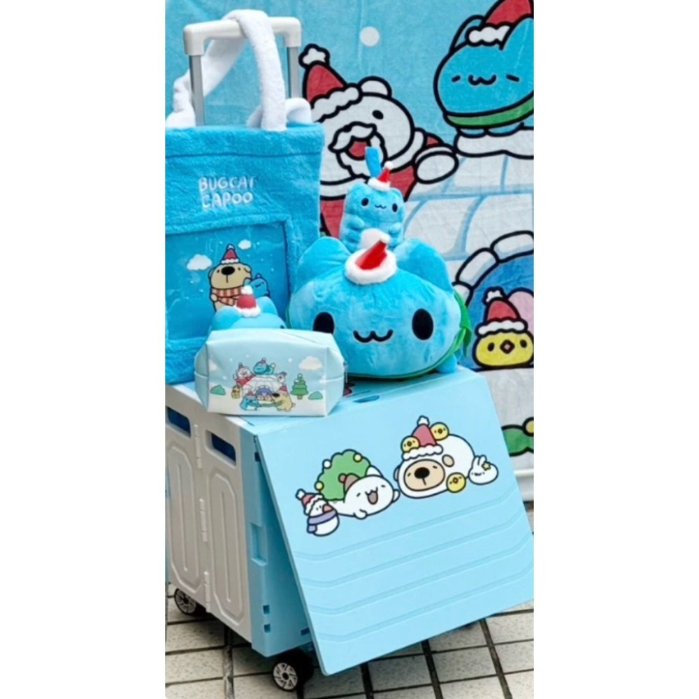 咖波絨毛托特包/7-11聖誕福袋咖波開窗絨毛托特包/咖波7-11絨毛托特包/咖波托特包-細節圖2