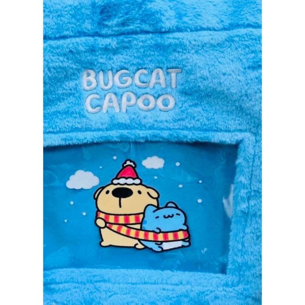 咖波絨毛托特包/7-11聖誕福袋咖波開窗絨毛托特包/咖波7-11絨毛托特包/咖波托特包-細節圖5