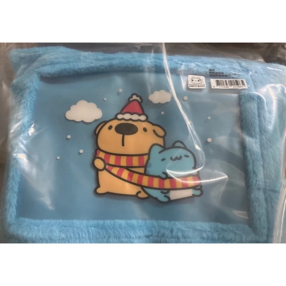 咖波絨毛托特包/7-11聖誕福袋咖波開窗絨毛托特包/咖波7-11絨毛托特包/咖波托特包-細節圖6