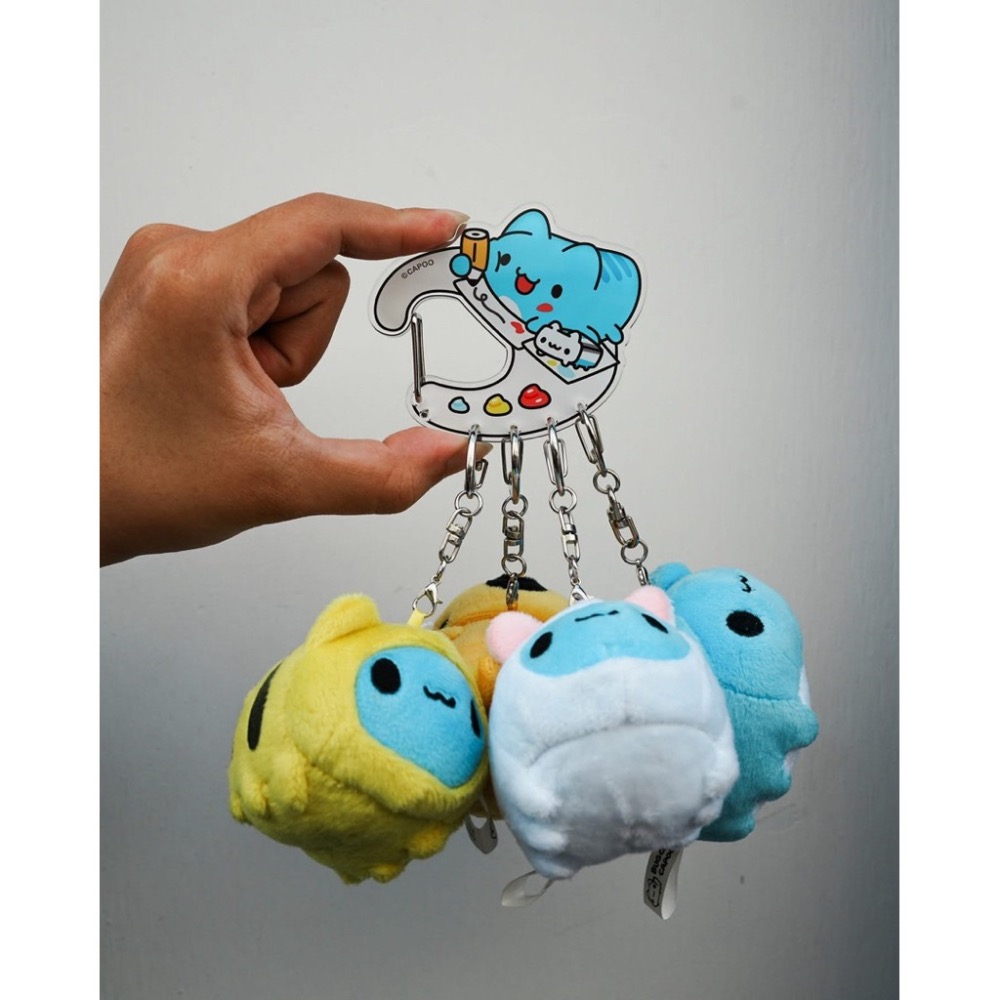 貓貓蟲咖波登山扣/咖波百味登山扣-細節圖3