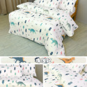 CL寢飾生活館 舒柔絨 3.5x6.2尺單人床包組-規格圖3