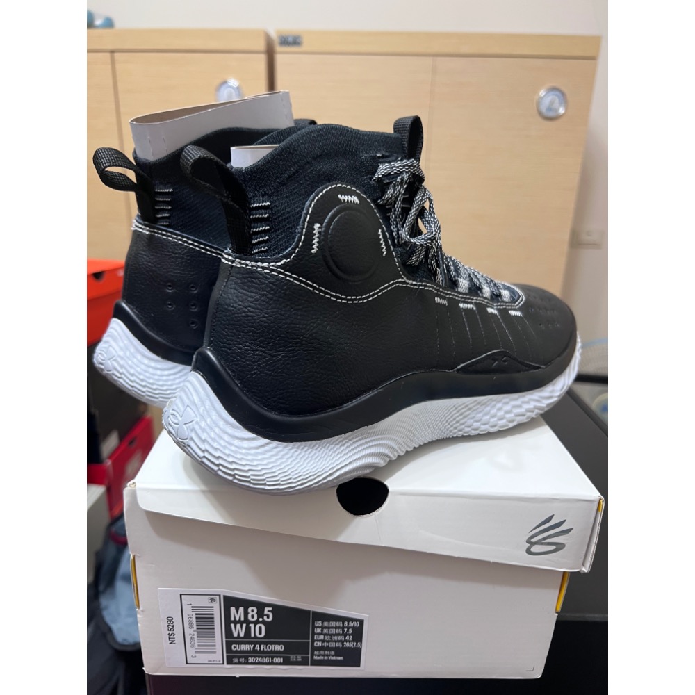 【極新二手】UA Curry 4 FloTro ＂Suit & Tie＂ 3024861-001 US8.5-細節圖6