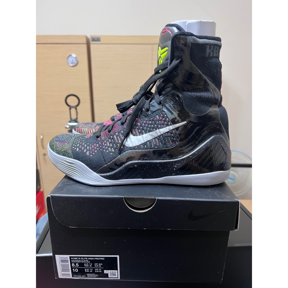 【極新二手】Nike Kobe 9 Elite Protro Masterpiece FZ7335-001 US8.5-細節圖3