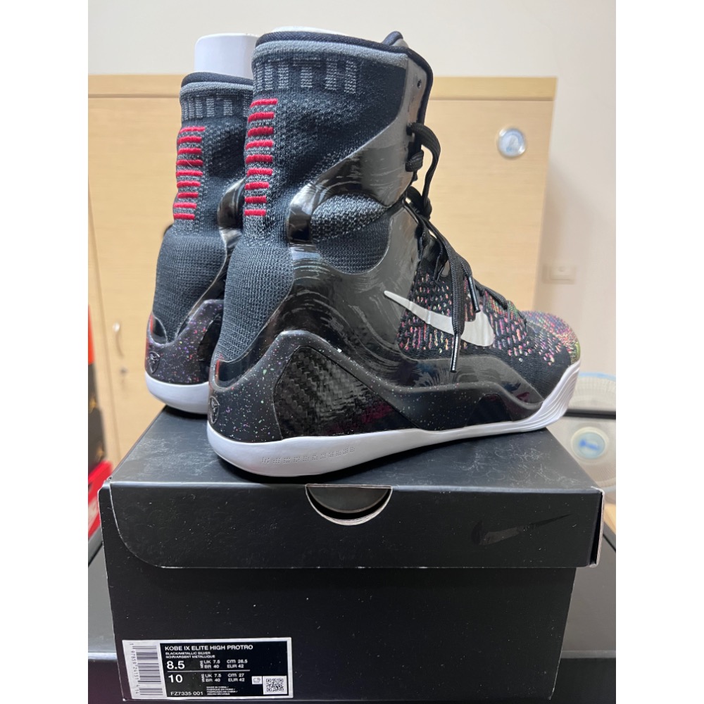 【極新二手】Nike Kobe 9 Elite Protro Masterpiece FZ7335-001 US8.5-細節圖6