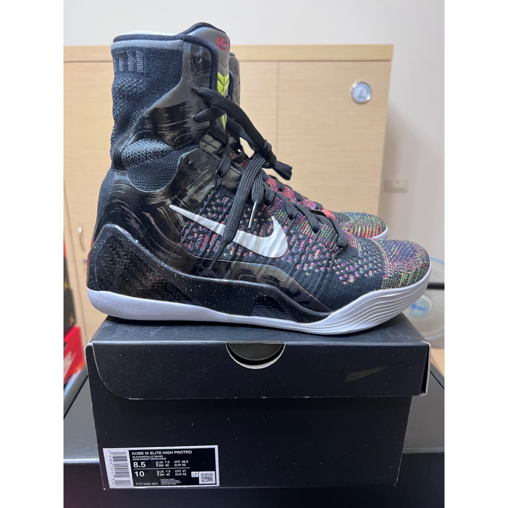 【極新二手】Nike Kobe 9 Elite Protro Masterpiece FZ7335-001 US8.5-細節圖7