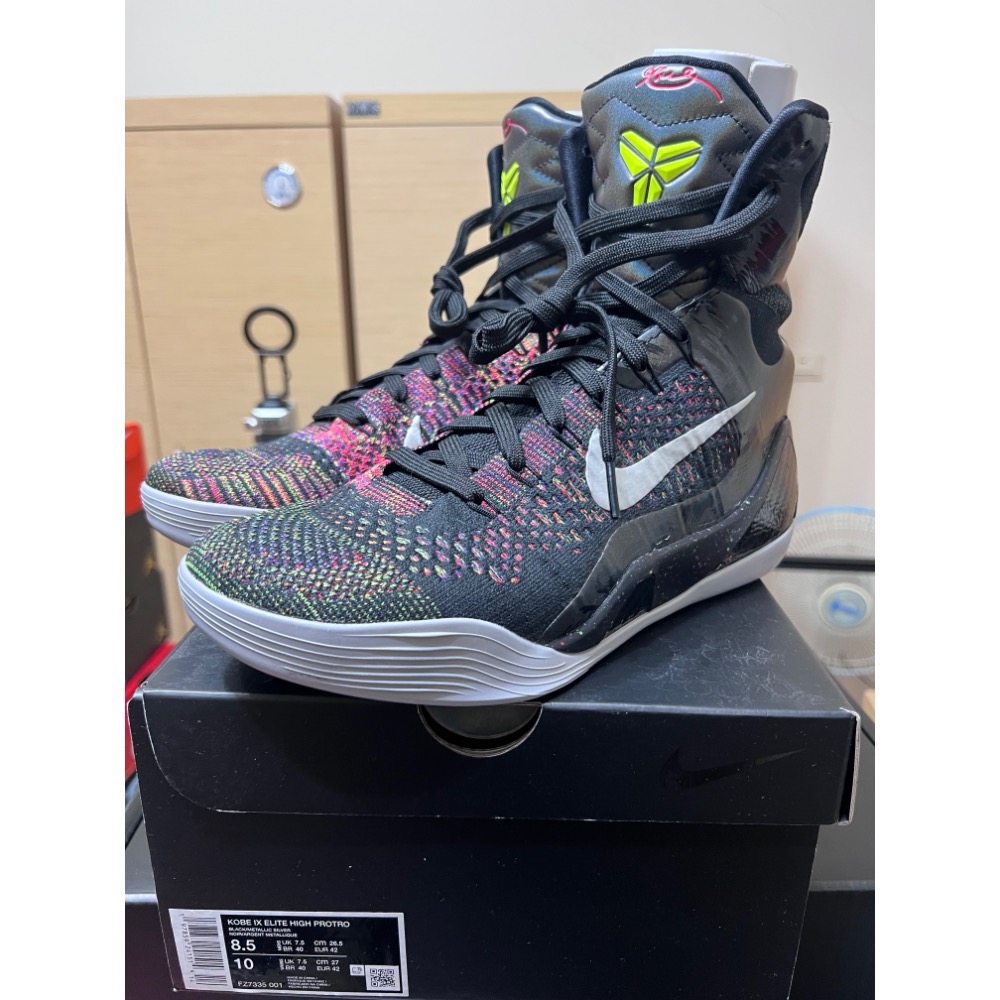 【極新二手】Nike Kobe 9 Elite Protro Masterpiece FZ7335-001 US8.5-規格圖11