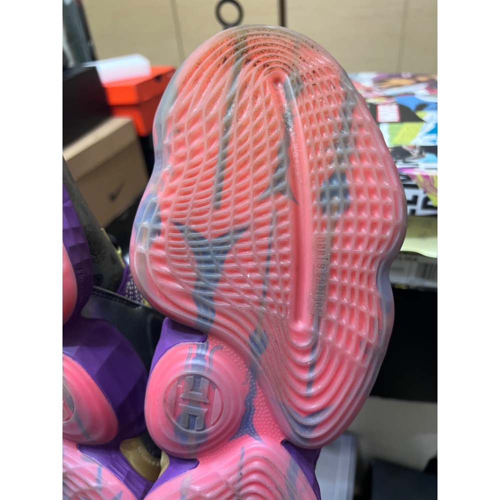 【二手】Adidas Harden Vol.4 五虎將 張飛 FW3884 US9 實戰神鞋-細節圖10