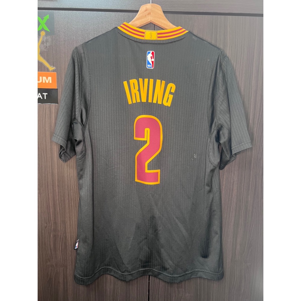 【絕版】Adidas NBA 騎士隊 Irving 冠軍短袖球衣 S號 2016奪冠款-細節圖2