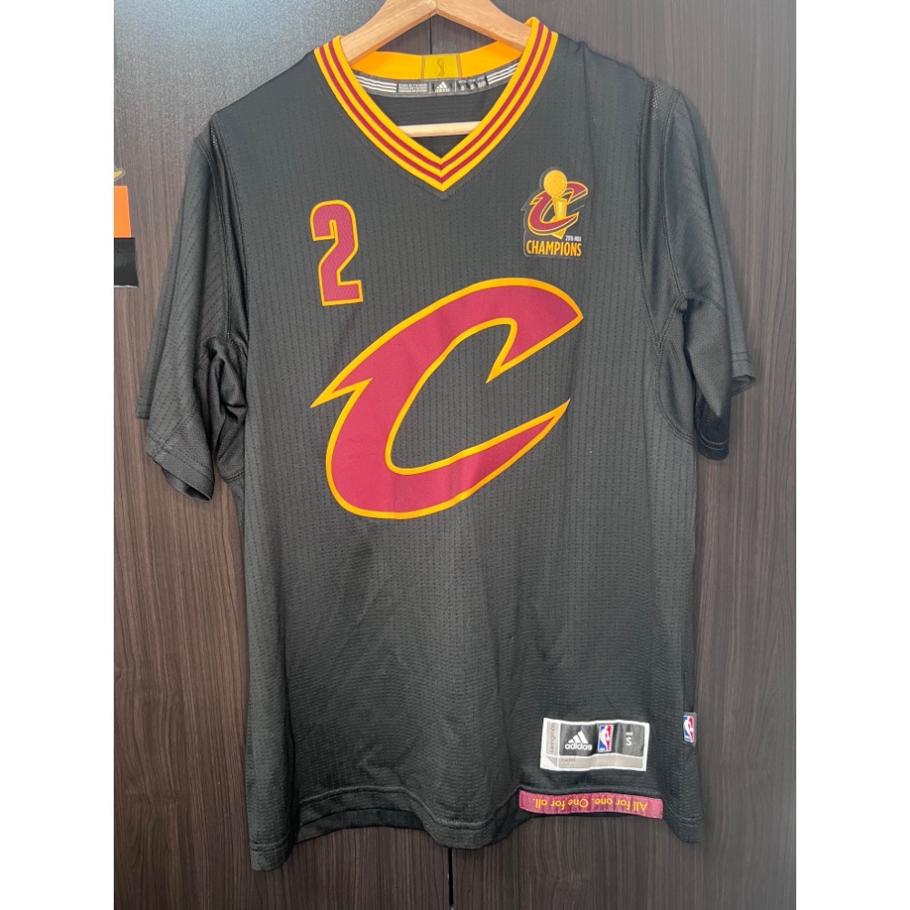 【絕版】Adidas NBA 騎士隊 Irving 冠軍短袖球衣 S號 2016奪冠款-規格圖2