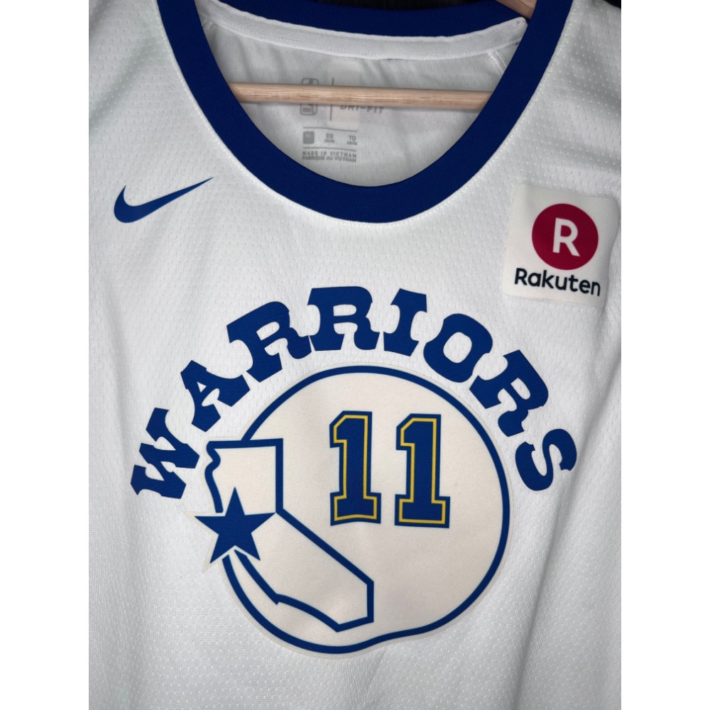 【全新含吊】Nike 勇士隊 Klay Thompson 復古球衣 大童XL (適成人M-L)-細節圖3