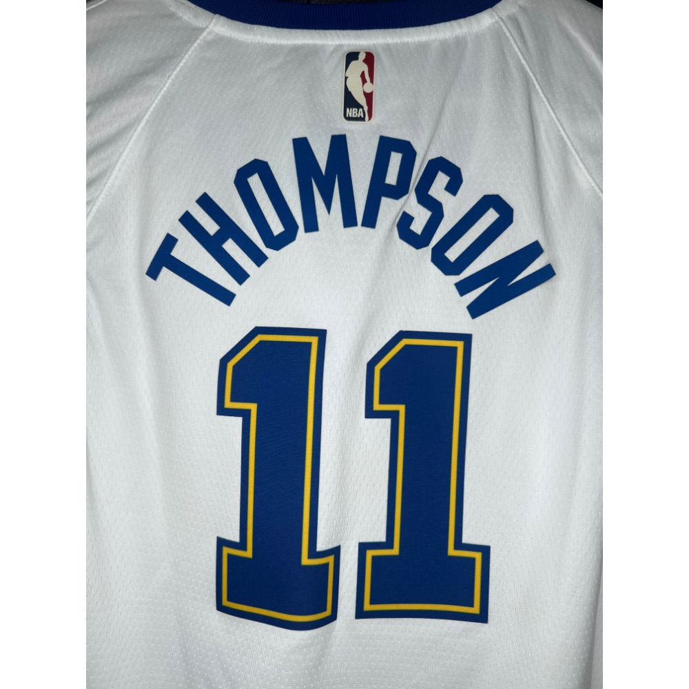 【全新含吊】Nike 勇士隊 Klay Thompson 復古球衣 大童XL (適成人M-L)-細節圖8