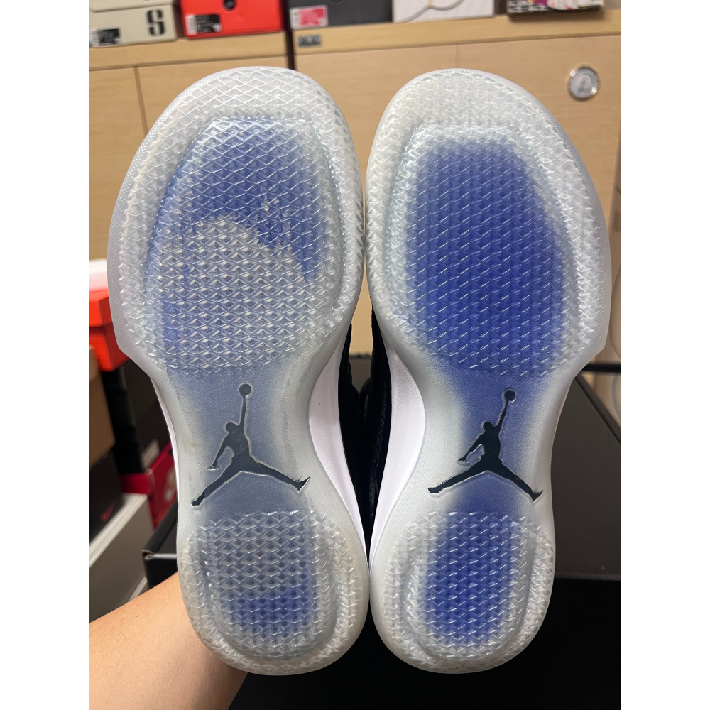 【擺設/需修復】Air Jordan 31 Space Jam 全新 US9 氣墊老化 845037-002-細節圖2