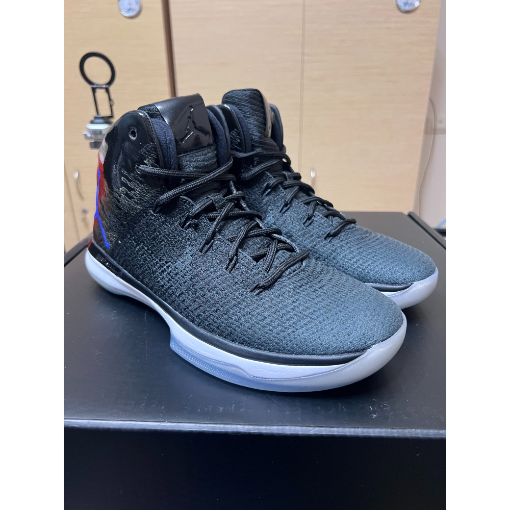 【擺設/需修復】Air Jordan 31 Space Jam 全新 US9 氣墊老化 845037-002-細節圖3