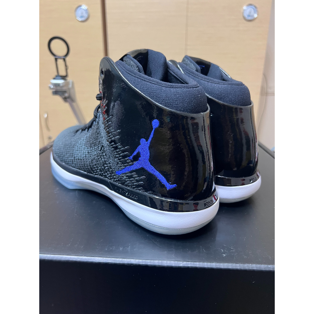 【擺設/需修復】Air Jordan 31 Space Jam 全新 US9 氣墊老化 845037-002-細節圖7