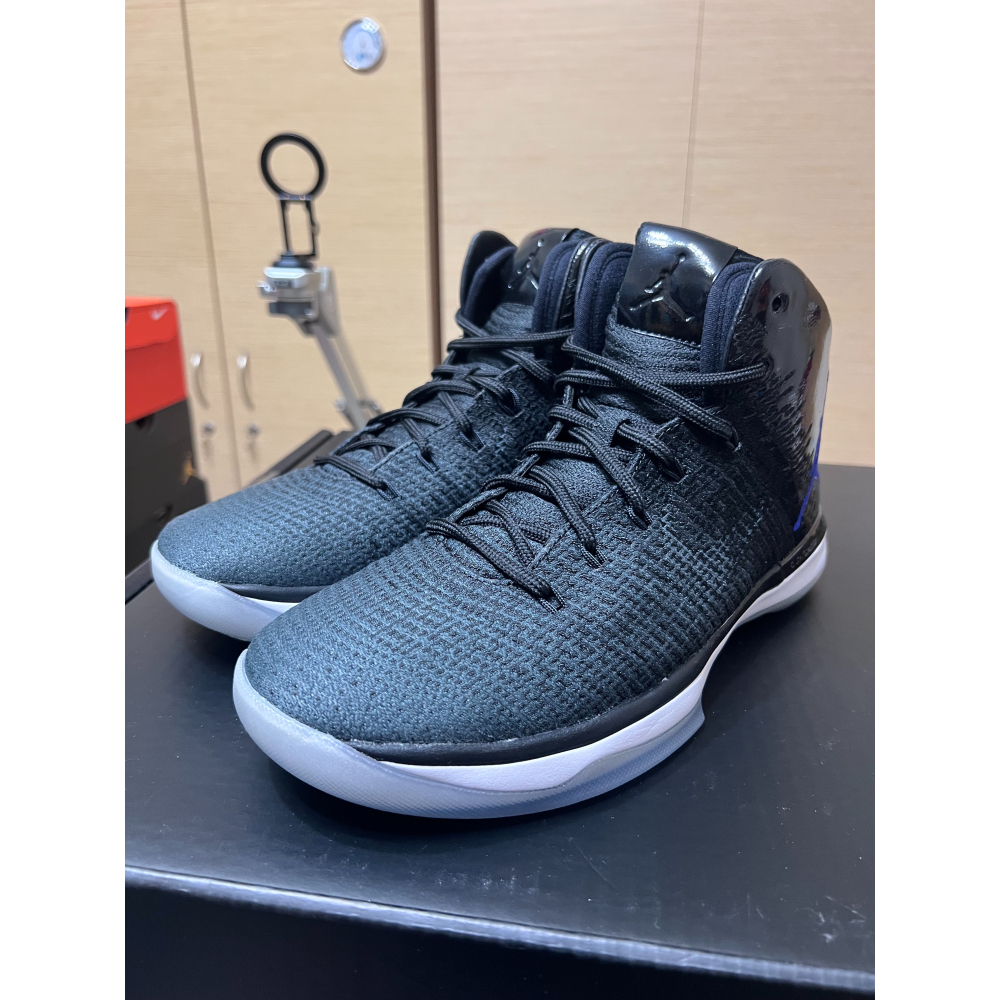 【擺設/需修復】Air Jordan 31 Space Jam 全新 US9 氣墊老化 845037-002-細節圖9