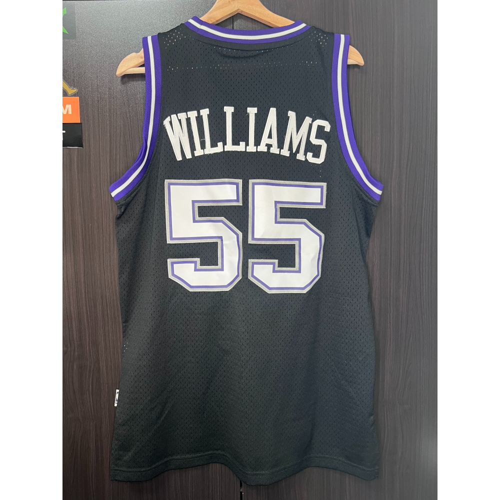 【極新】Adidas HWC 國王隊 Jason Williams 55號 電繡球衣 M號-細節圖4