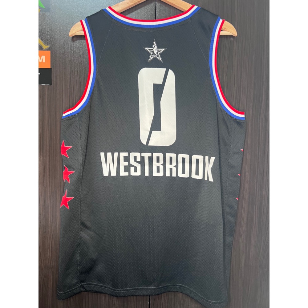 【全明星飛人版】Jordan NBA 2019 All-Star 雷霆 Westbrook 球衣 L號 歷史元年-細節圖2