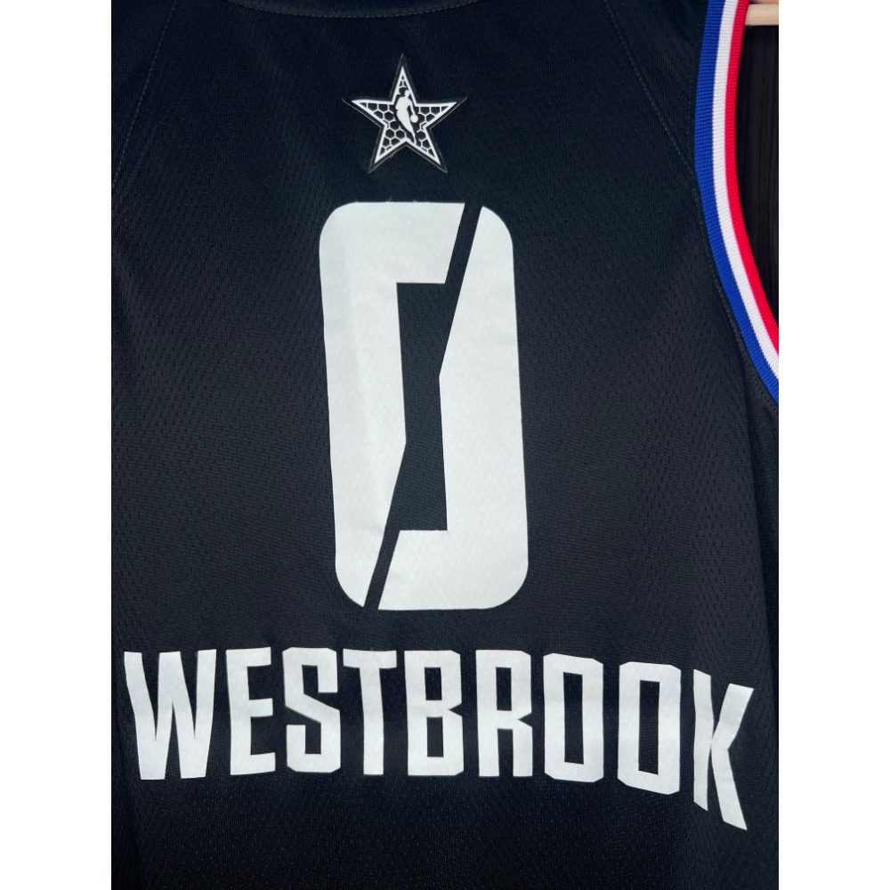 【全明星飛人版】Jordan NBA 2019 All-Star 雷霆 Westbrook 球衣 L號 歷史元年-細節圖3