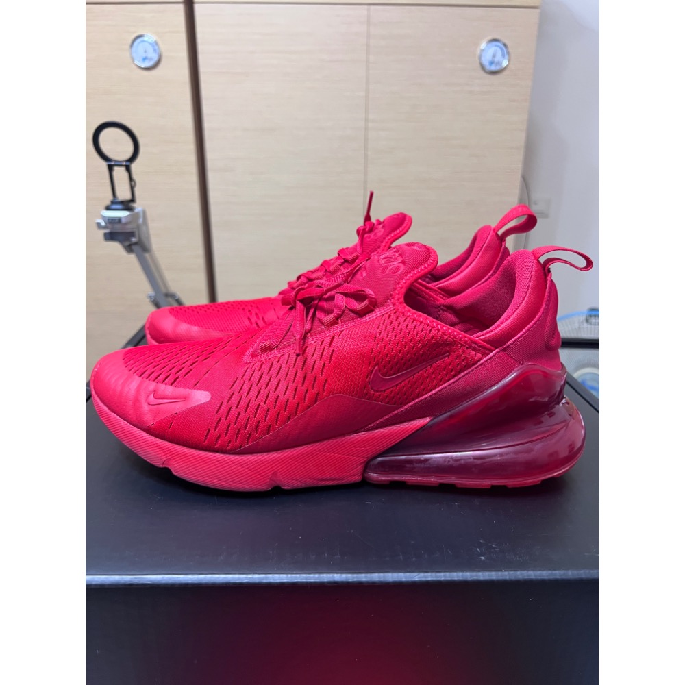 【全紅配色】Nike Air Max 270 Triple Red 氣墊休閒鞋 [尺寸] 走路神鞋 甜價-細節圖3