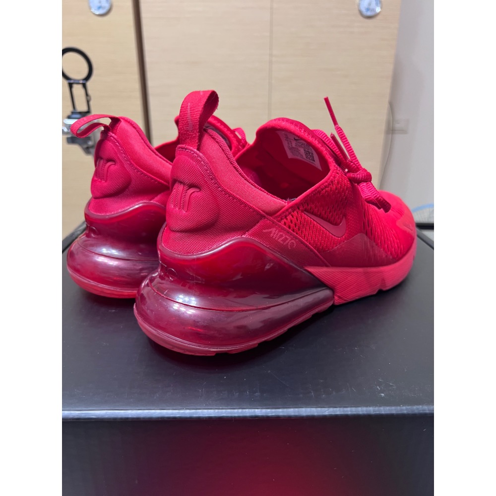 【全紅配色】Nike Air Max 270 Triple Red 氣墊休閒鞋 [尺寸] 走路神鞋 甜價-細節圖6