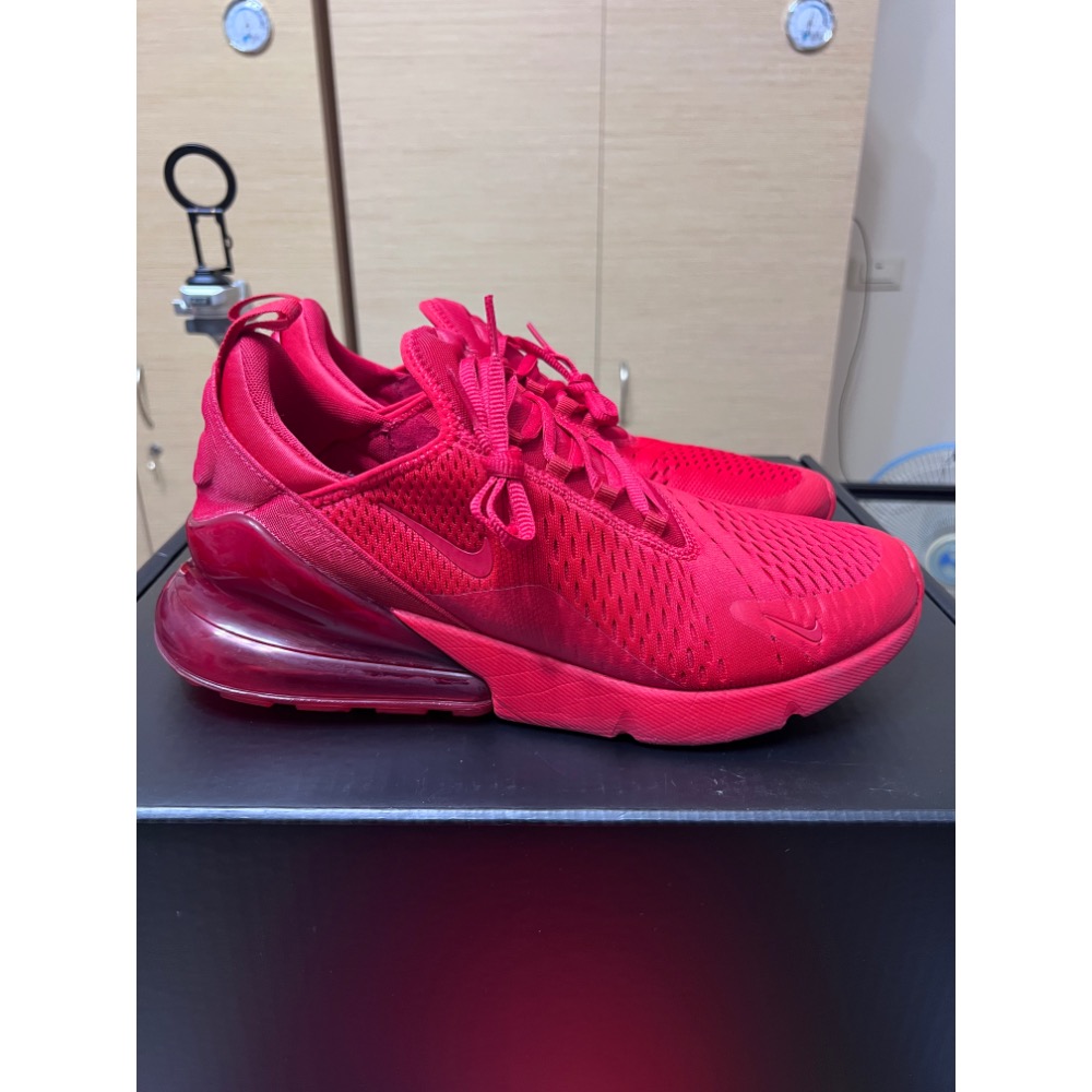 【全紅配色】Nike Air Max 270 Triple Red 氣墊休閒鞋 [尺寸] 走路神鞋 甜價-細節圖7
