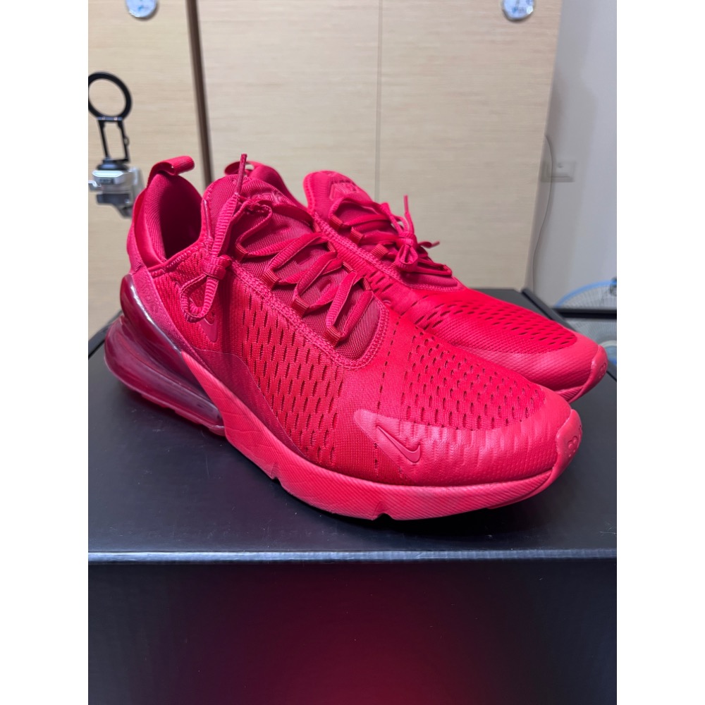 【全紅配色】Nike Air Max 270 Triple Red 氣墊休閒鞋 [尺寸] 走路神鞋 甜價-細節圖8