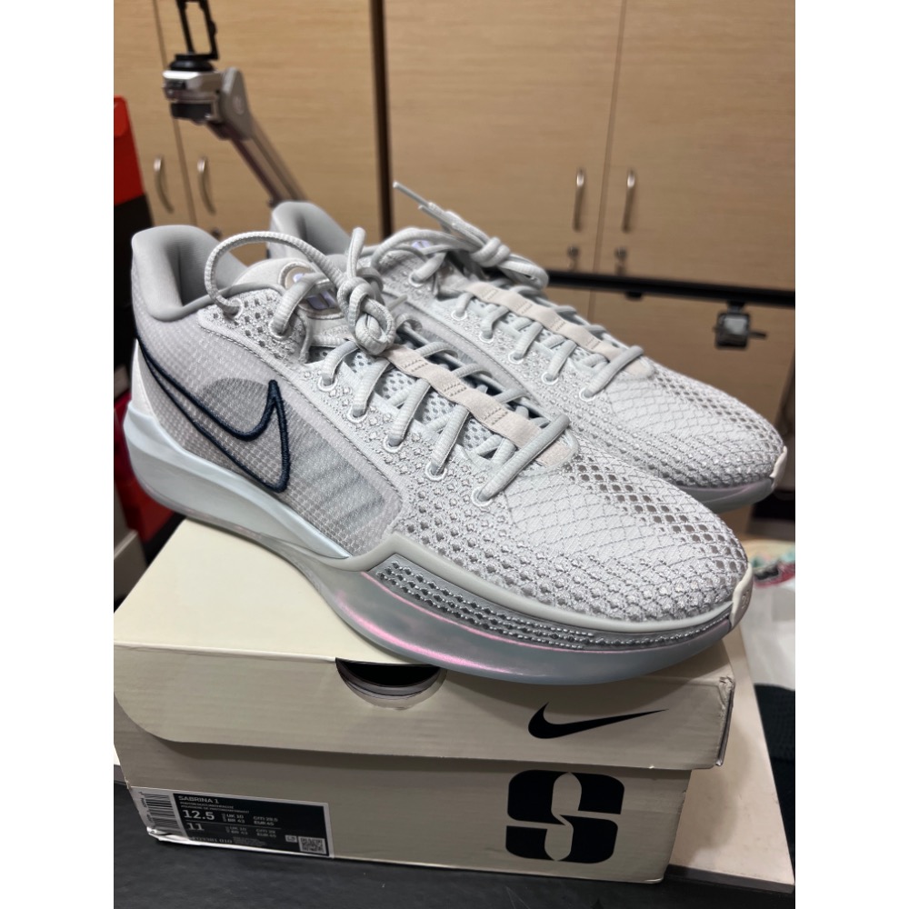 【美版非EP】Nike Sabrina 1 灰白 US11 黃金男碼 包覆更強 稀有美版-細節圖2