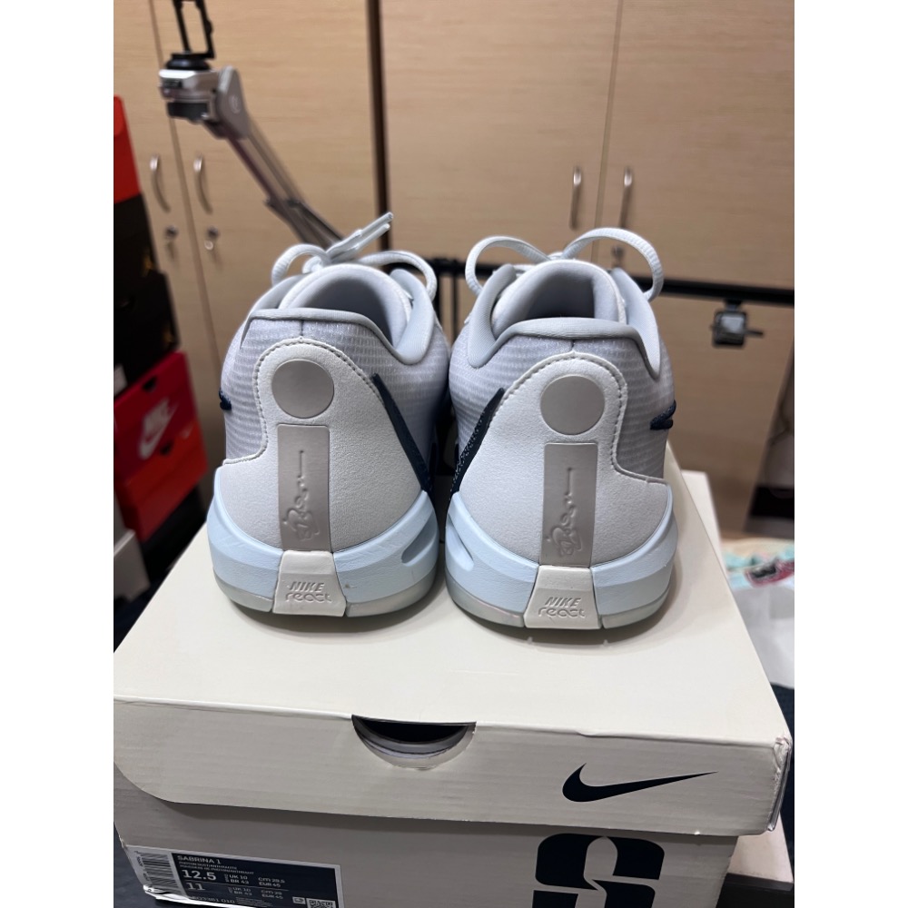 【美版非EP】Nike Sabrina 1 灰白 US11 黃金男碼 包覆更強 稀有美版-細節圖4