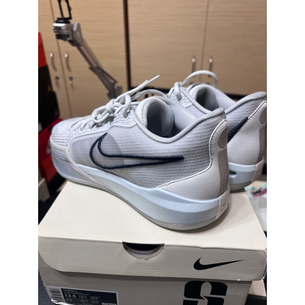 【美版非EP】Nike Sabrina 1 灰白 US11 黃金男碼 包覆更強 稀有美版-細節圖5